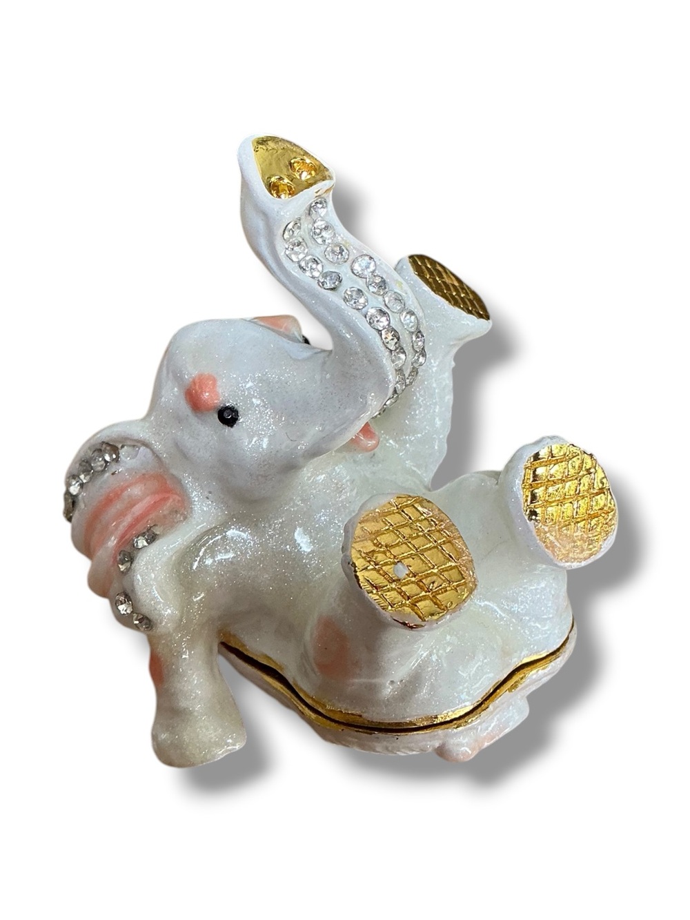 Dancing Elephant Rhinestone Jewelry Box - Picture 9 of 9